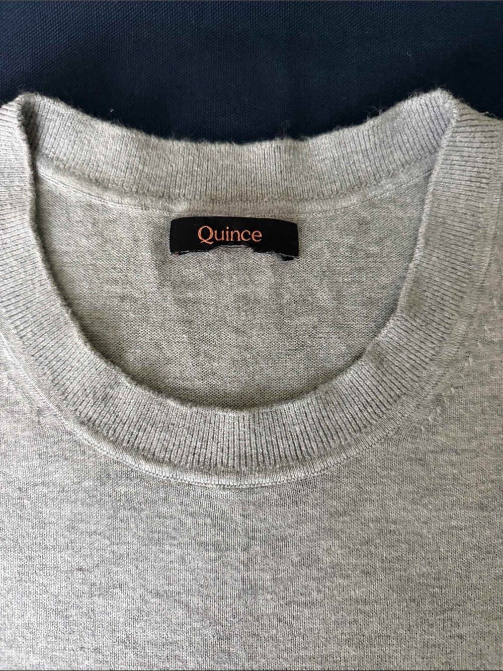 Quince heather gray cotton/cashmere crewneck sweater. Size M. - Picture 6 of 8